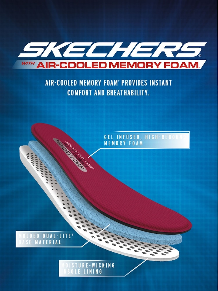 Skechers White Ghenter Slip Resistant Work Womens Trainers - Image 6 of 6