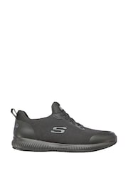 Skechers Black Squad Myton Slip Resistant Mens Trainers - Image 1 of 5