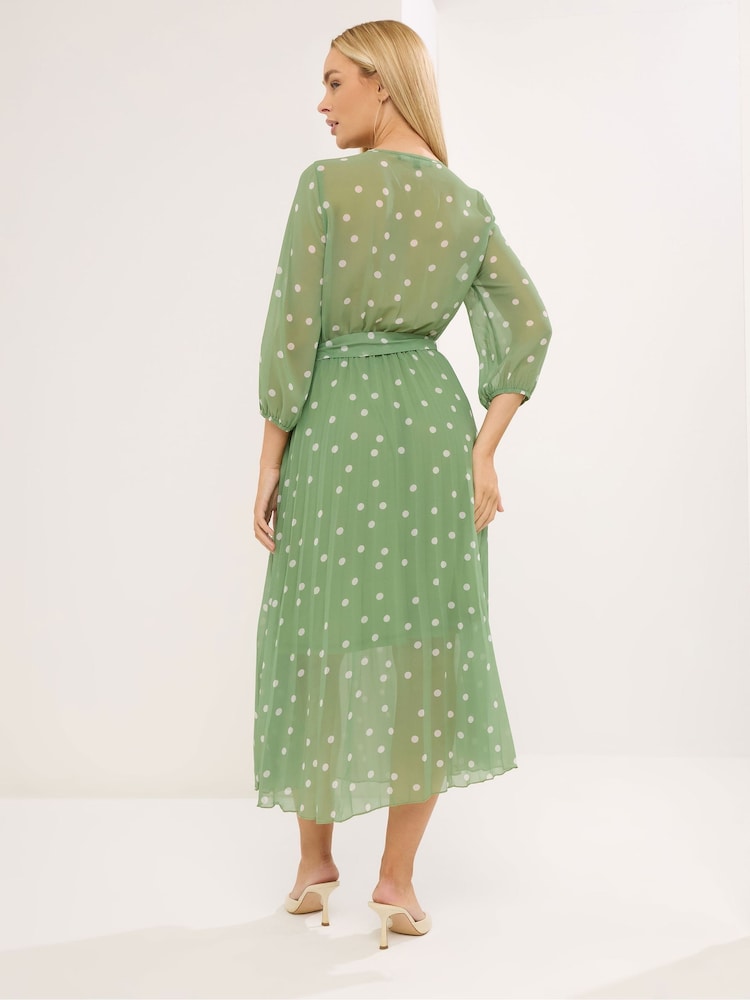 green polka dot wrap dress Wrap Dress Next Green Spot Dress Stylish Casual Green Polka Dot Wrap Dress  For Every Occasion