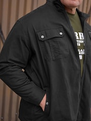 BadRhino Big & Tall Black Cotton Zip Through Jacket - Image 2 of 2