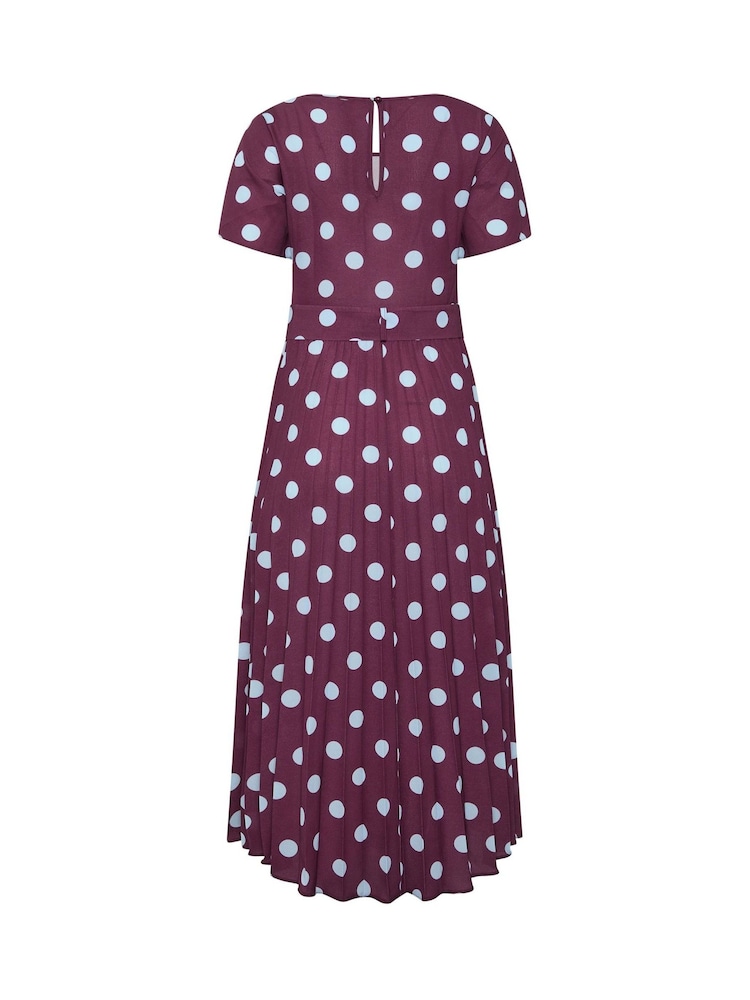 パープル - Star by Julien MacDonald Angel Sleeve Spot Dress - 画像 6 / 6