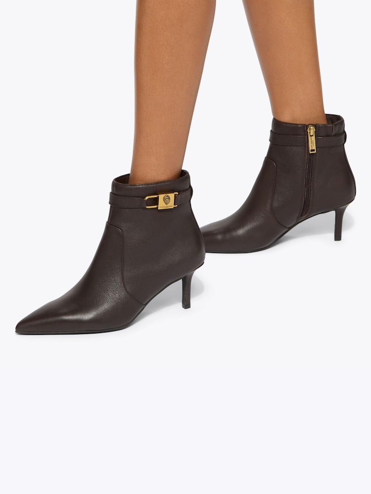 Kurt Geiger London Brown Brixton Ankle Boots - Image 1 of 5 Kurt Geiger London Brown Brixton Ankle Boots - Image 1 of 5