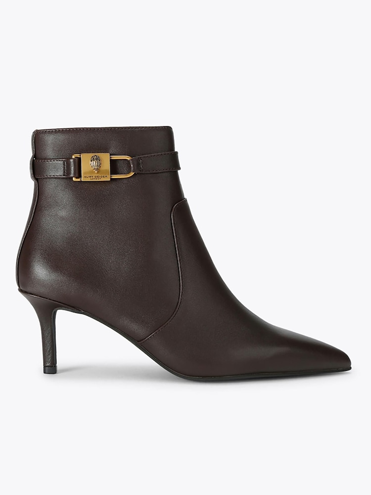Kurt Geiger London Brown Brixton Ankle Boots - Image 2 of 5 Kurt Geiger London Brown Brixton Ankle Boots - Image 2 of 5