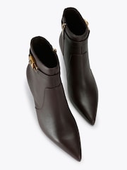 Kurt Geiger London Brown Brixton Ankle Boots - Image 3 of 5