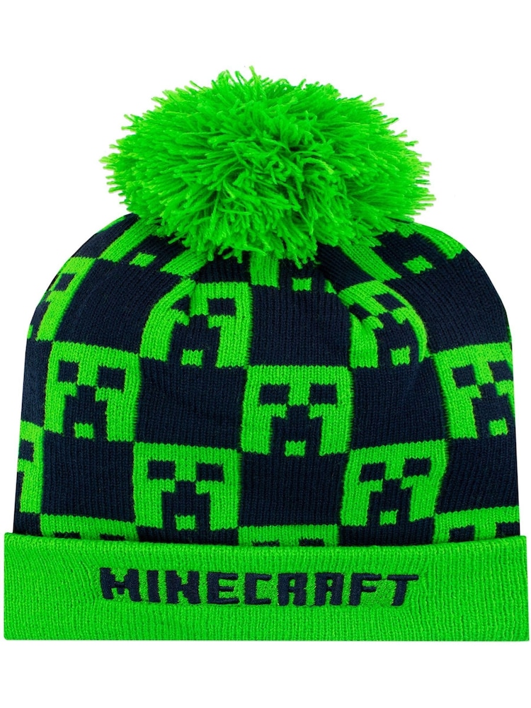 Character Green Minecraft Bobble Hat - Image 1 of 2