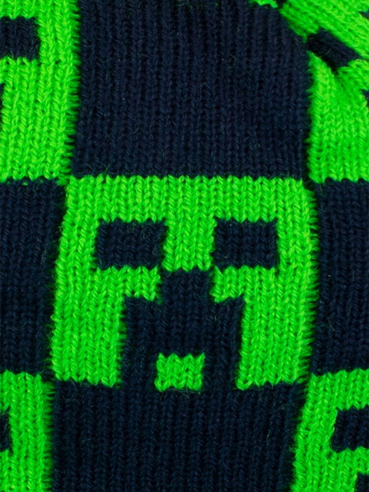 Character Green Minecraft Bobble Hat - Image 2 of 2 Character Green Minecraft Bobble Hat - Image 2 of 2