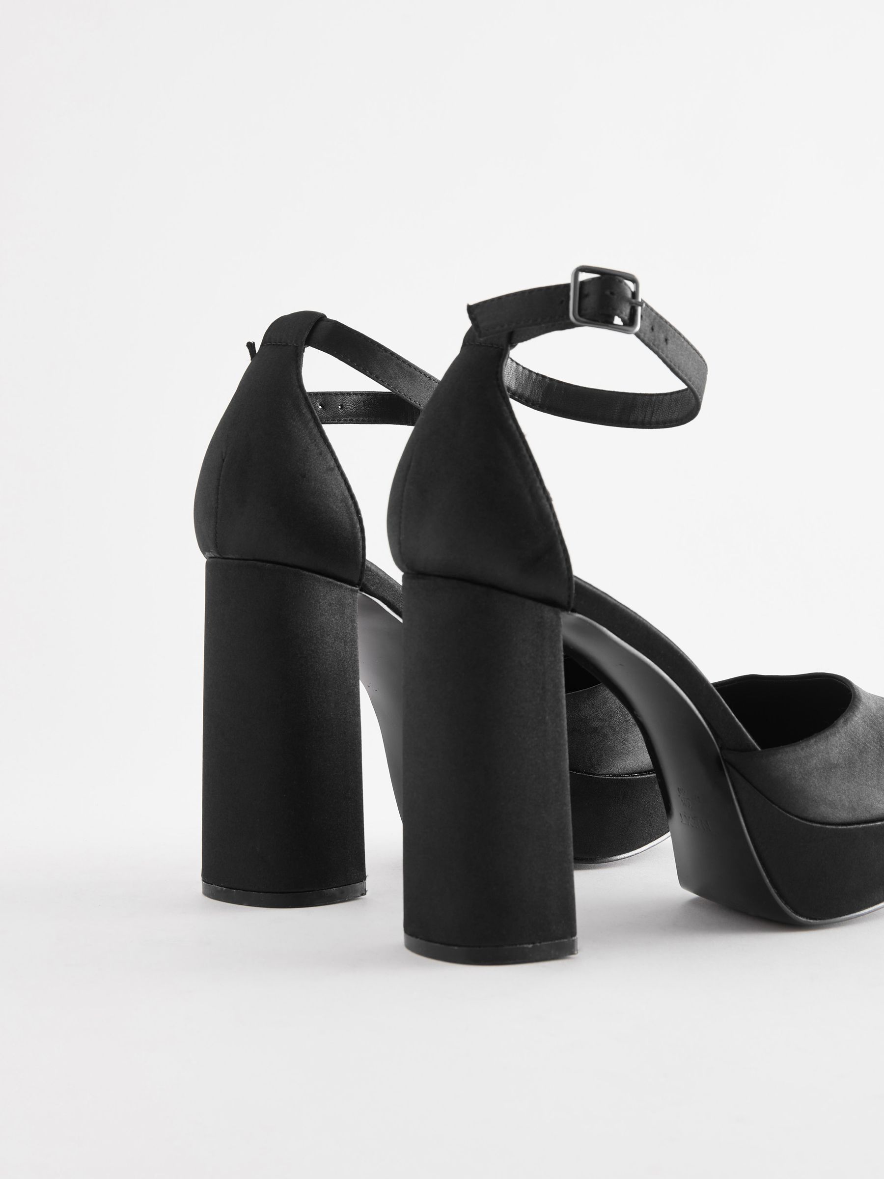 Buy Black Forever Comfort® Closed Toe Platform High Heel