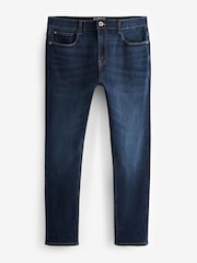 Blue Mid Single Skinny Fit Classic Stretch Jeans - Image 6 of 9