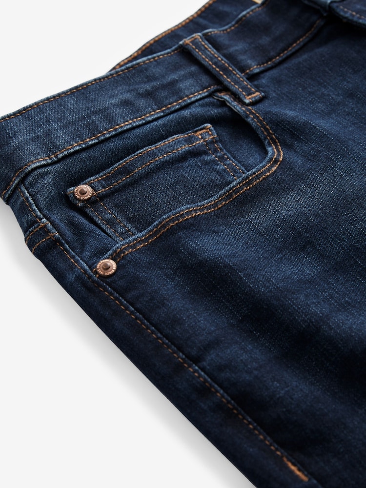 Bleu moyen - Lit 1 place - Skinny Fit Classic Jeans extensibles - Image 8 of 9