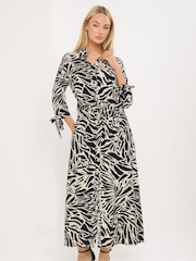 Star by Julien MacDonald Black Printed Shirt Dress - Image 1 of 6