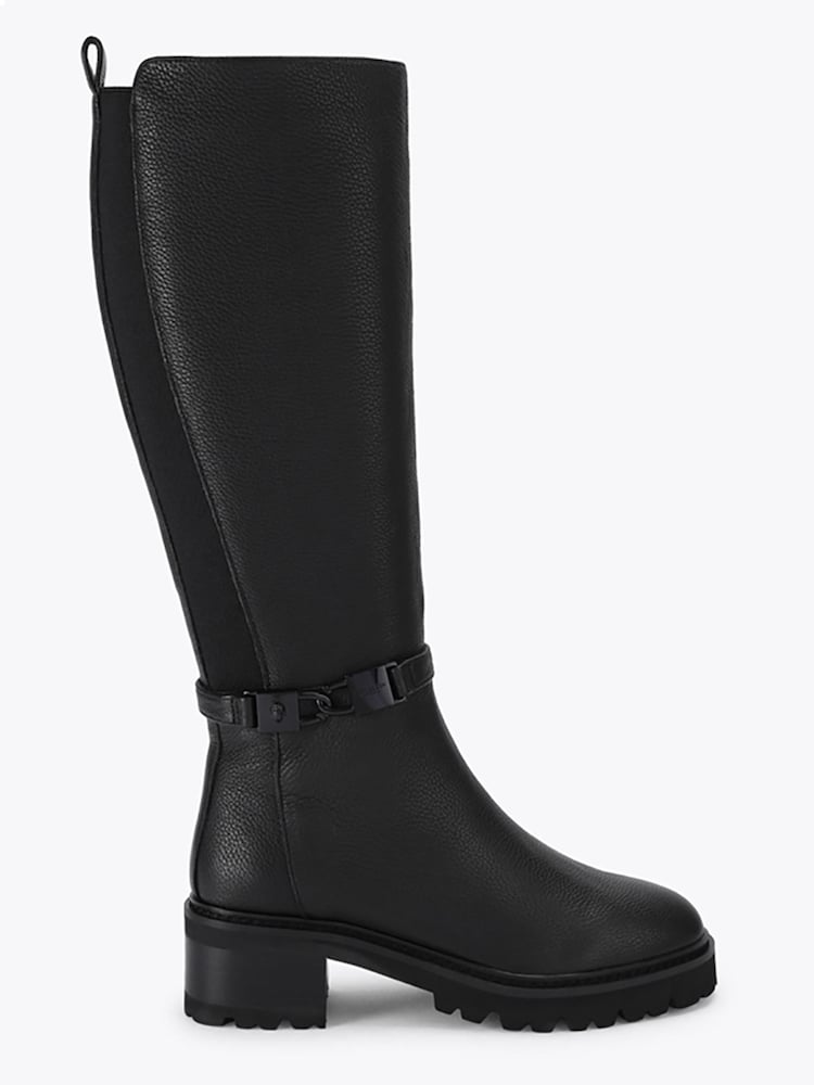 Kurt Geiger London Black Bromley 50/50 Knee Boots - Image 2 of 5 Kurt Geiger London Black Bromley 50/50 Knee Boots - Image 2 of 5