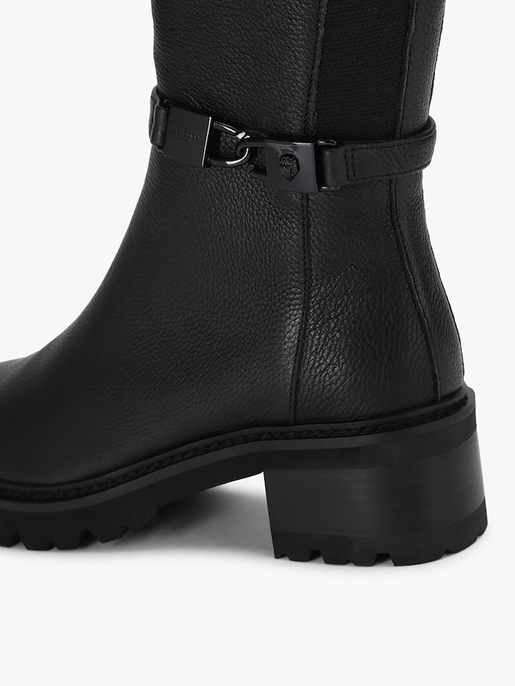 Kurt Geiger London Black Bromley 50/50 Knee Boots - Image 5 of 5 Kurt Geiger London Black Bromley 50/50 Knee Boots - Image 5 of 5