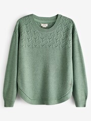 FatFace Green Emmy Jumper - Image 1 of 1
