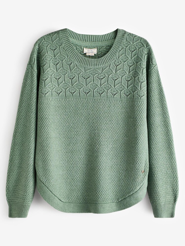 FatFace Green Emmy Jumper - Image 1 of 1
