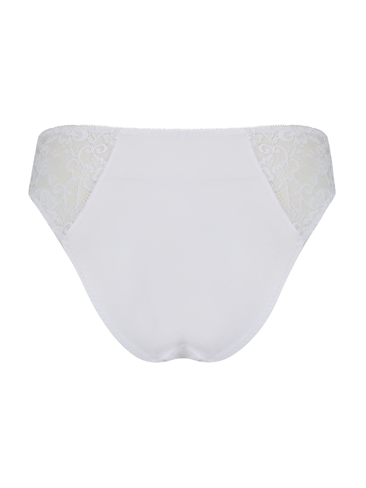 Pour Moi White High Leg Rebel Deep Knickers - Image 5 of 5 Pour Moi White High Leg Rebel Deep Knickers - Image 5 of 5
