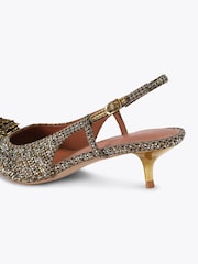 Kurt Geiger London Cream Large Eagle Sling 40 Shoes - Image 3 of 5