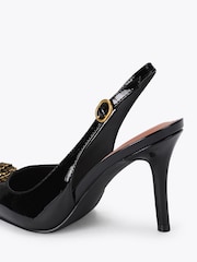 Kurt Geiger London Black Kensington Sling Sandals - Image 4 of 5
