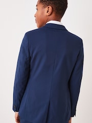 Navy Blue Skinny Fit Suit: Jacket (12mths-16yrs) - Image 3 of 5