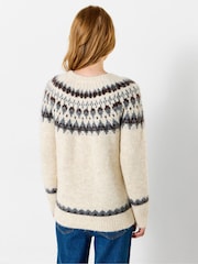 Joe Browns Cream Cosy Days Fairisle Jumper - Image 4 of 5