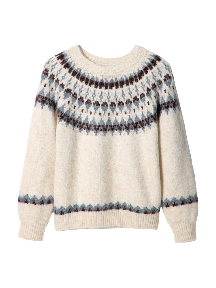 Joe Browns Cream Cosy Days Fairisle Jumper - Image 5 of 5
