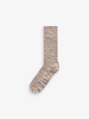 Blue/Grey/Neutral 4 Pack Textured Heavyweight Socks - Image 2 of 6