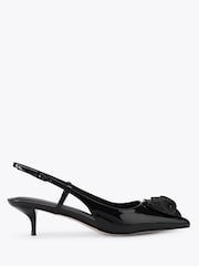 Kurt Geiger London Black Large Eagle Sling 40 Shoes - Image 1 of 5