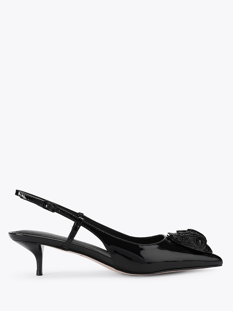 Kurt Geiger London Black Large Eagle Sling 40 Shoes - Image 1 of 5 Kurt Geiger London Black Large Eagle Sling 40 Shoes - Image 1 of 5