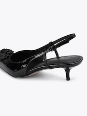 Kurt Geiger London Black Large Eagle Sling 40 Shoes - Image 3 of 5