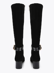 Kurt Geiger London Black Turnlock Knee Boots - Image 4 of 5