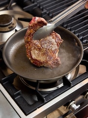 Stellar Zero, Uncoated Non-Stick 24cm Frying Pan - Image 1 of 5