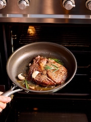 Stellar Zero, Uncoated Non-Stick 24cm Frying Pan - Image 3 of 5