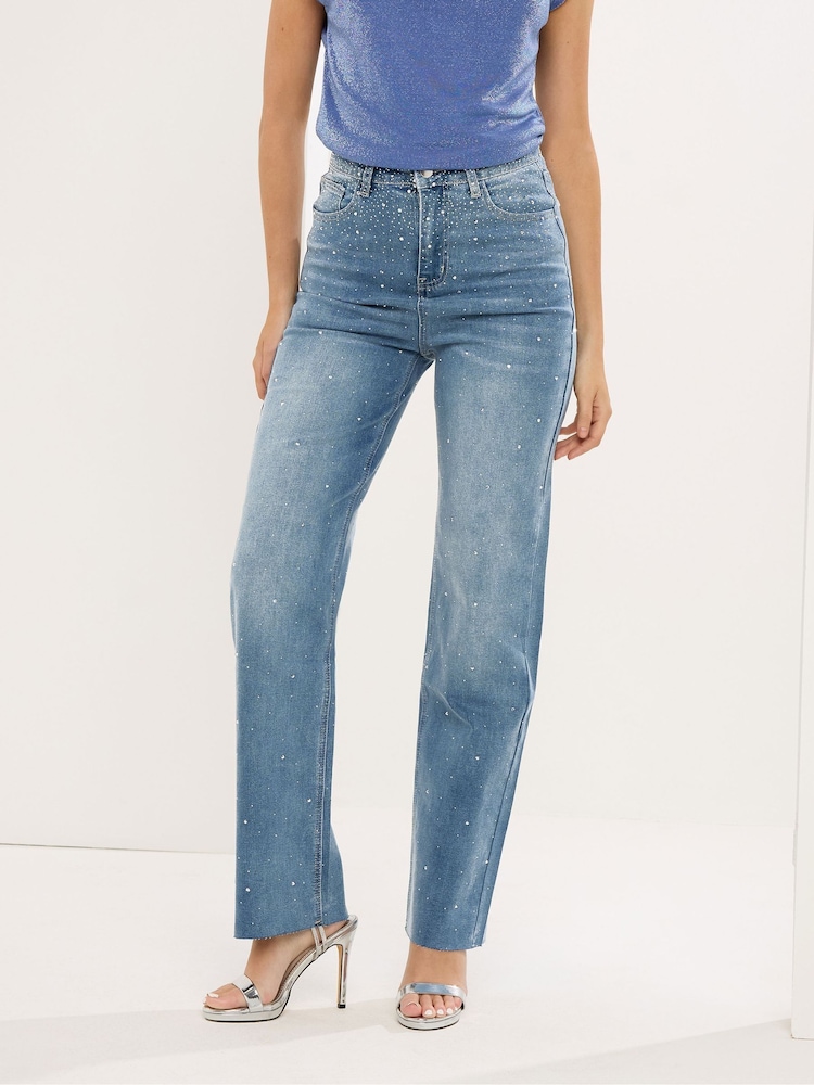 Star by Julien MacDonald Scatter Embellished Jeans - Изображение 2 5