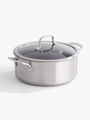 Stellar Zero, 24cm Uncoated Non-Stick Casserole, 3.8L - Image 6 of 6
