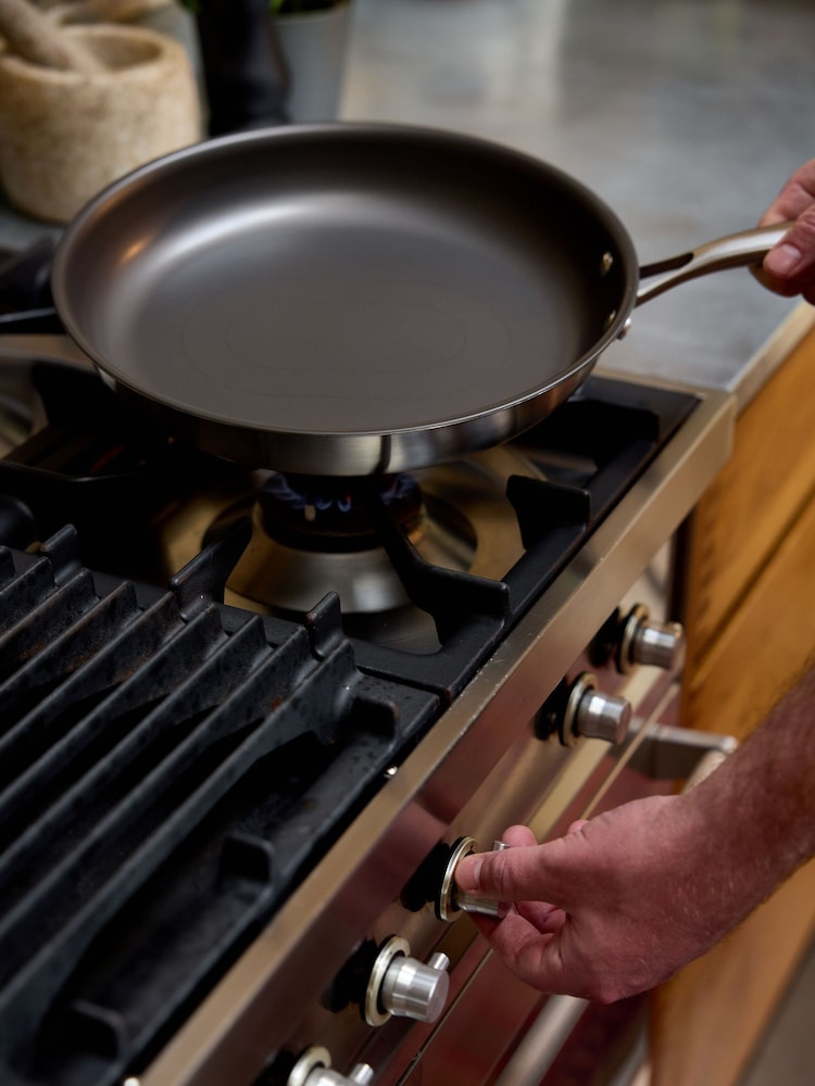 Stellar Zero 28cm Uncoated Non-Stick Frying Pan - Image 1 of 5 Stellar Zero 28cm Uncoated Non-Stick Frying Pan - Image 1 of 5