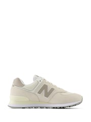 Creme - New Balance 574 Damen-Sneaker - Bild 1 von 1