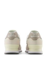 New Balance Cream Womens 574 Trainers - Image 12 of 14