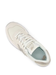 New Balance Cream Womens 574 Trainers - Image 8 of 14