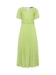 グリーン - Star by Julien MacDonald Angel Sleeve Spot Dress - 画像 5 / 6