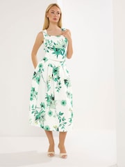 Star by Julien MacDonald Cream Scuba Printed Co Ord Top - Image 2 of 5