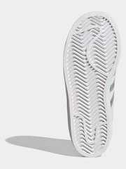 adidas Originals Superstar Kids White Trainers - Image 3 of 9