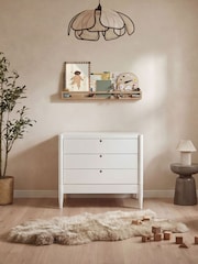 Gaia Baby All White Eos Cot & Dresser 2 Piece Nursery Furniture Set - Image 3 of 5