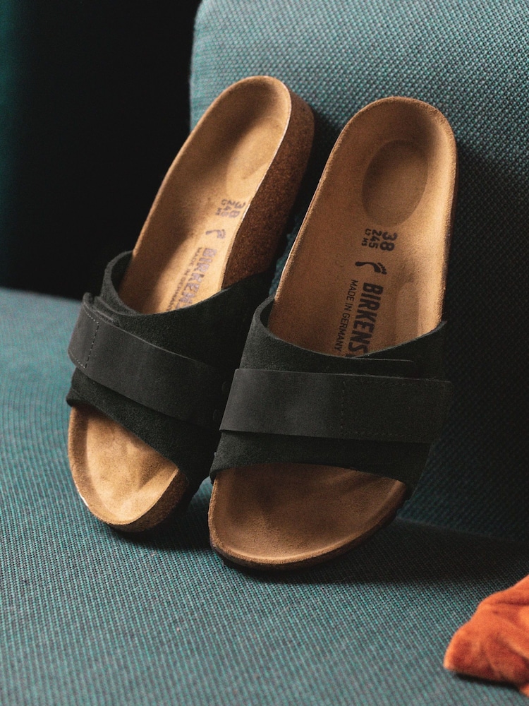 Birkenstock Black Oita Braided Sandals - Image 1 of 5