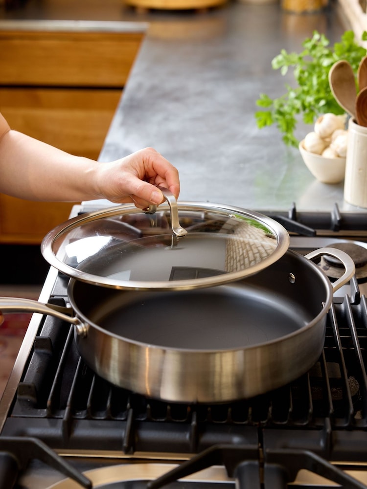 Stellar Zero 30cm Uncoated Non-Stick Saute Pan 3.2L - Image 1 of 3 Stellar Zero 30cm Uncoated Non-Stick Saute Pan 3.2L - Image 1 of 3