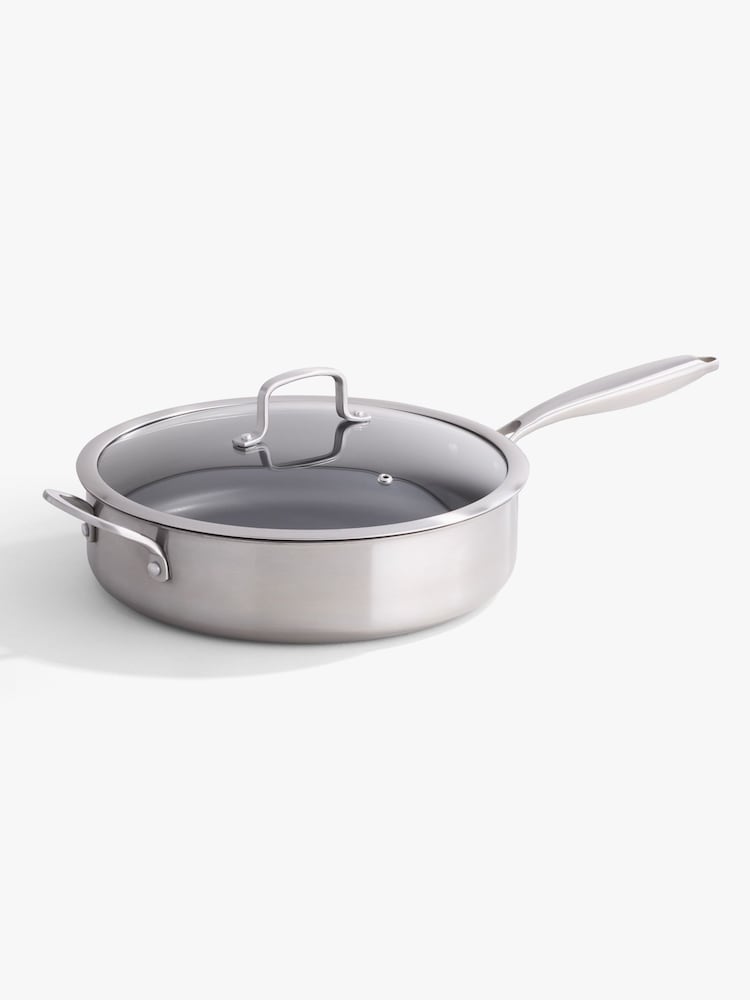 Stellar Zero 30cm Uncoated Non-Stick Saute Pan 3.2L - Image 2 of 3 Stellar Zero 30cm Uncoated Non-Stick Saute Pan 3.2L - Image 2 of 3