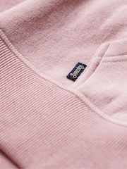 Superdry Pink Essential Logo Zip Hoodie - Image 6 of 6