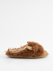 Brown Highland Cow Slippers - Image 3 of 6