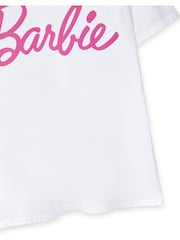 Vanilla Underground White Barbie Ladies Licensing 100% Cotton T-Shirt - Image 4 of 5