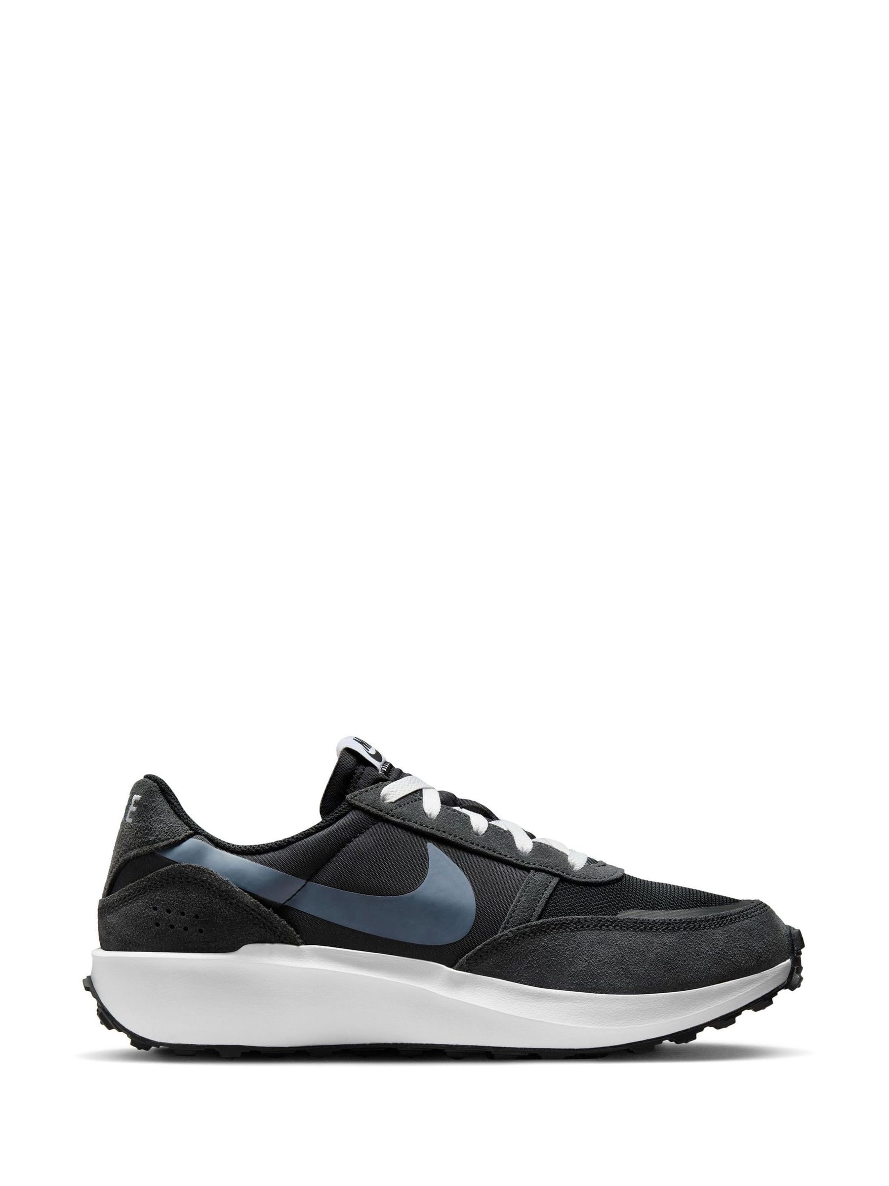 Nike black suede trainers outlet
