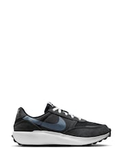 Nike Black/Grey Waffle Debut Trainers - Image 1 of 10