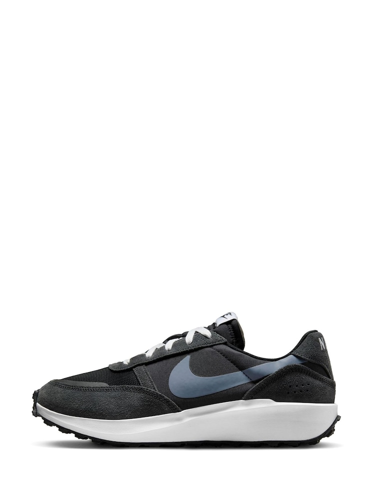 Nike Black/Grey Waffle Debut Trainers - Image 2 of 10